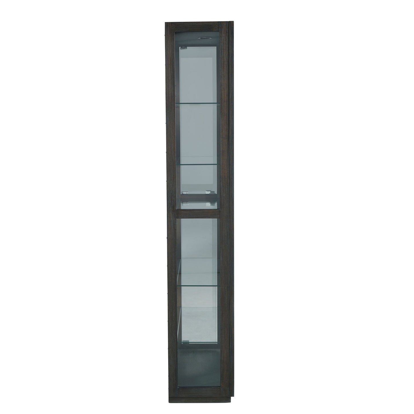 Pulaski Accents - Side Entry Curio Cabinet - Dark Wood
