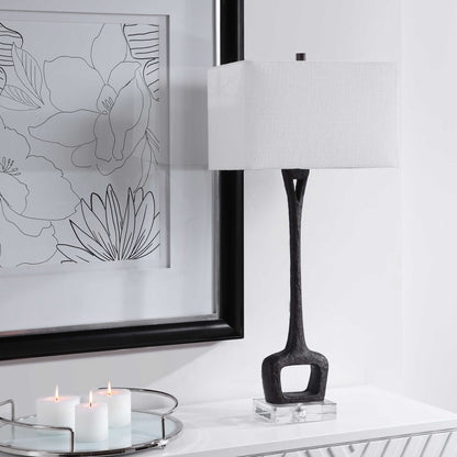Darbie - Iron Table Lamp - Black