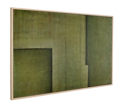 Framed Canvas Sycamore Bark - Natural
