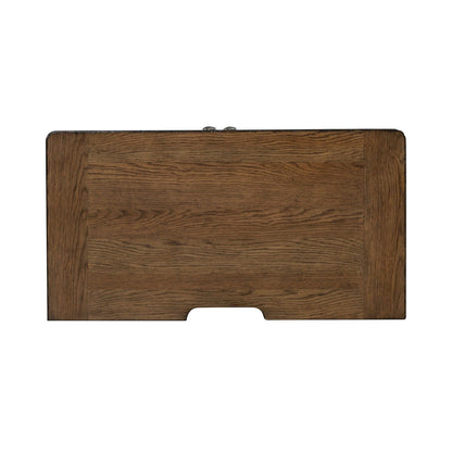 Carolina Park - 2 Door Bedside Chest With Charging Station - Amber Brown