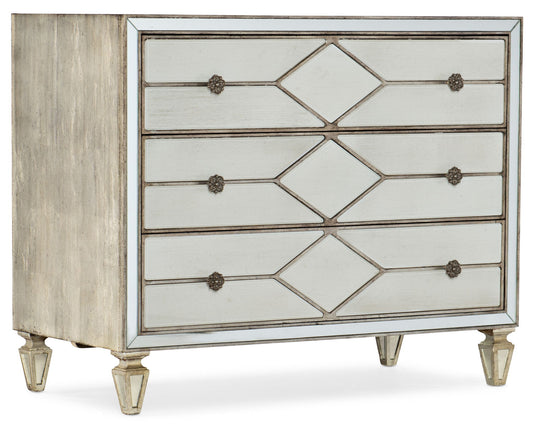 Sanctuary 2 - Queen Of Diamonds Bachelorette Chest - Light Brown / Pearl Silver