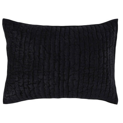 Bari - Velvet Sham - Onyx