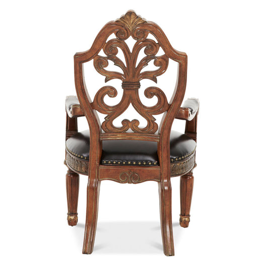 Villa Valencia - Pull-Up Desk Arm Chair - Classic Chestnut