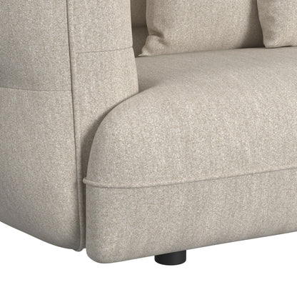Four Seasons - Sectional Set With 6 Pillows - Camel