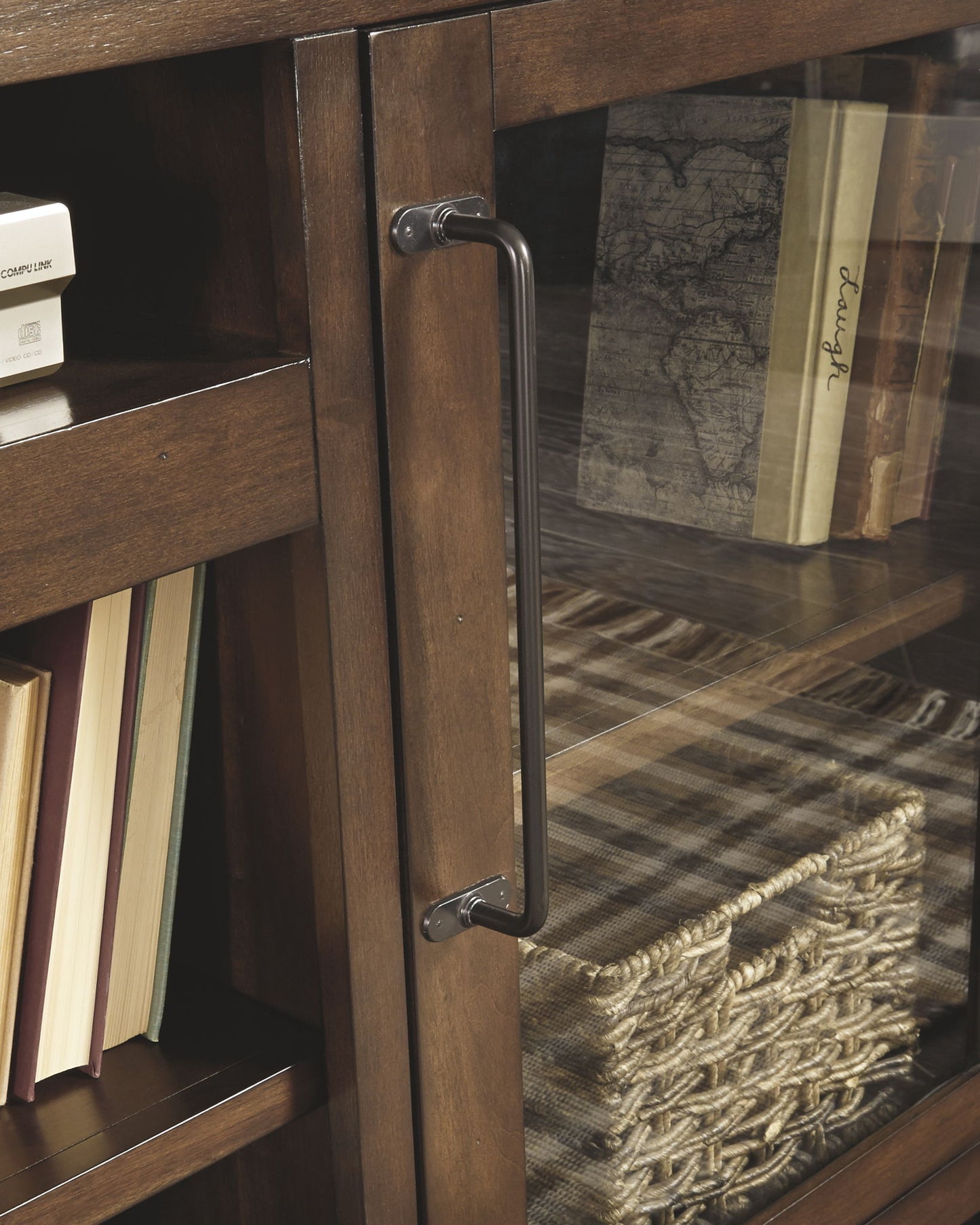 Starmore - XL TV Stand w/Fireplace Option - Brown