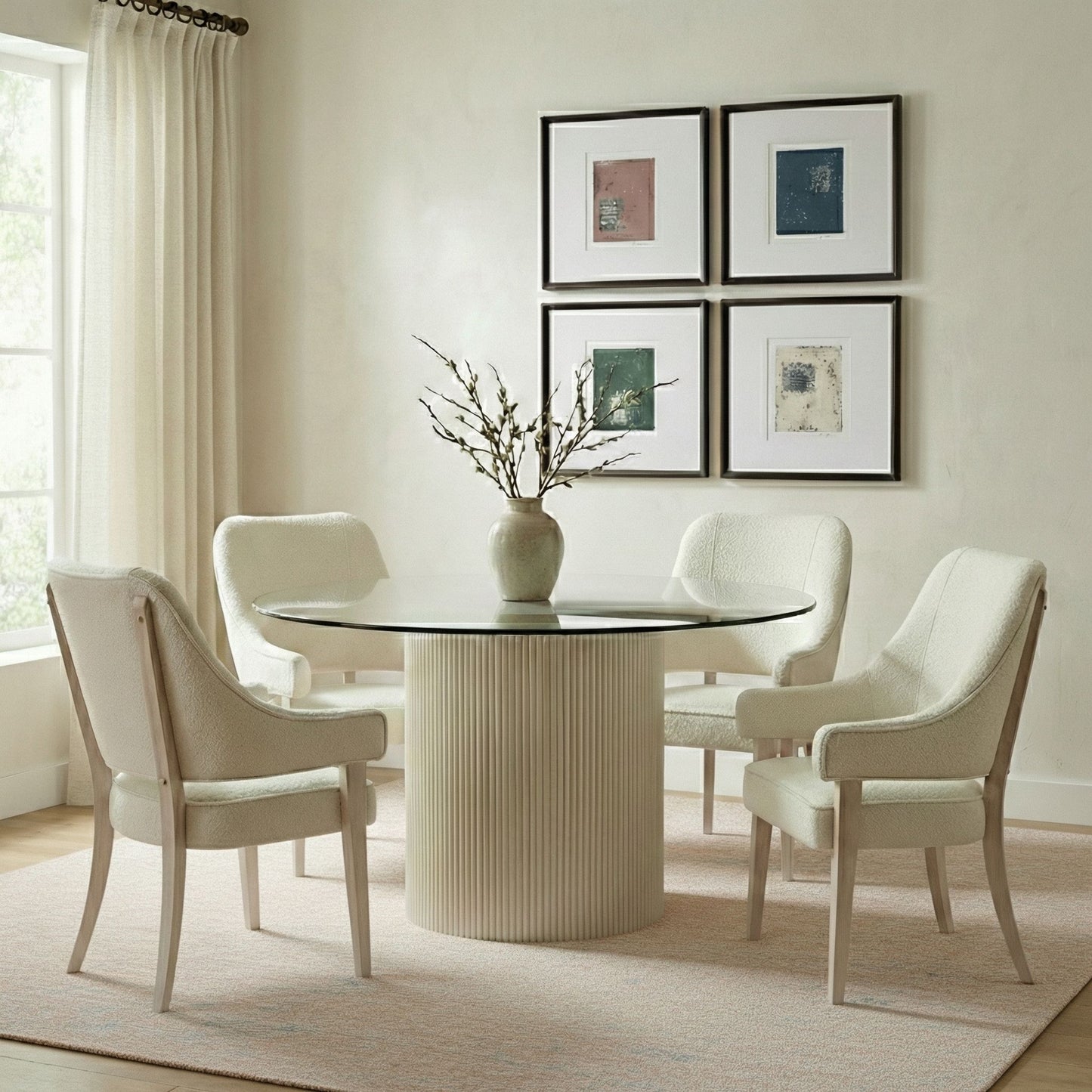 Lena - Dining Chair - Washed White Oak