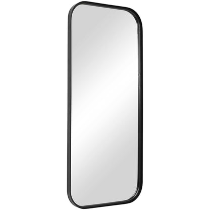 Concord - Tall Iron Mirror - Black