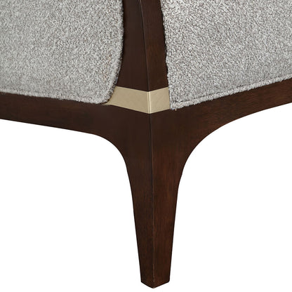 Houston - Sofa - Pebble / Walnut