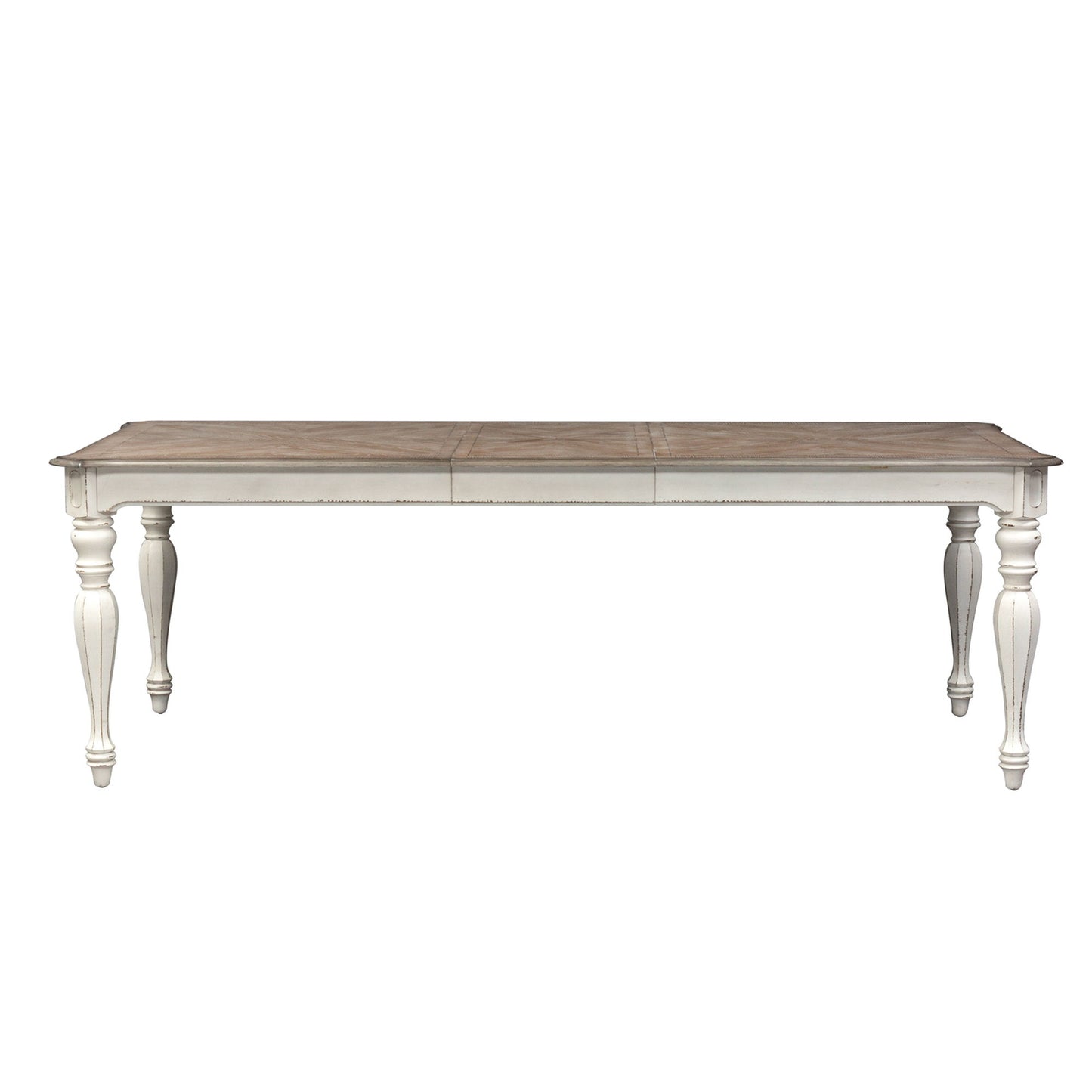 Magnolia Manor - Rectangular Leg Dining Table - Antique White