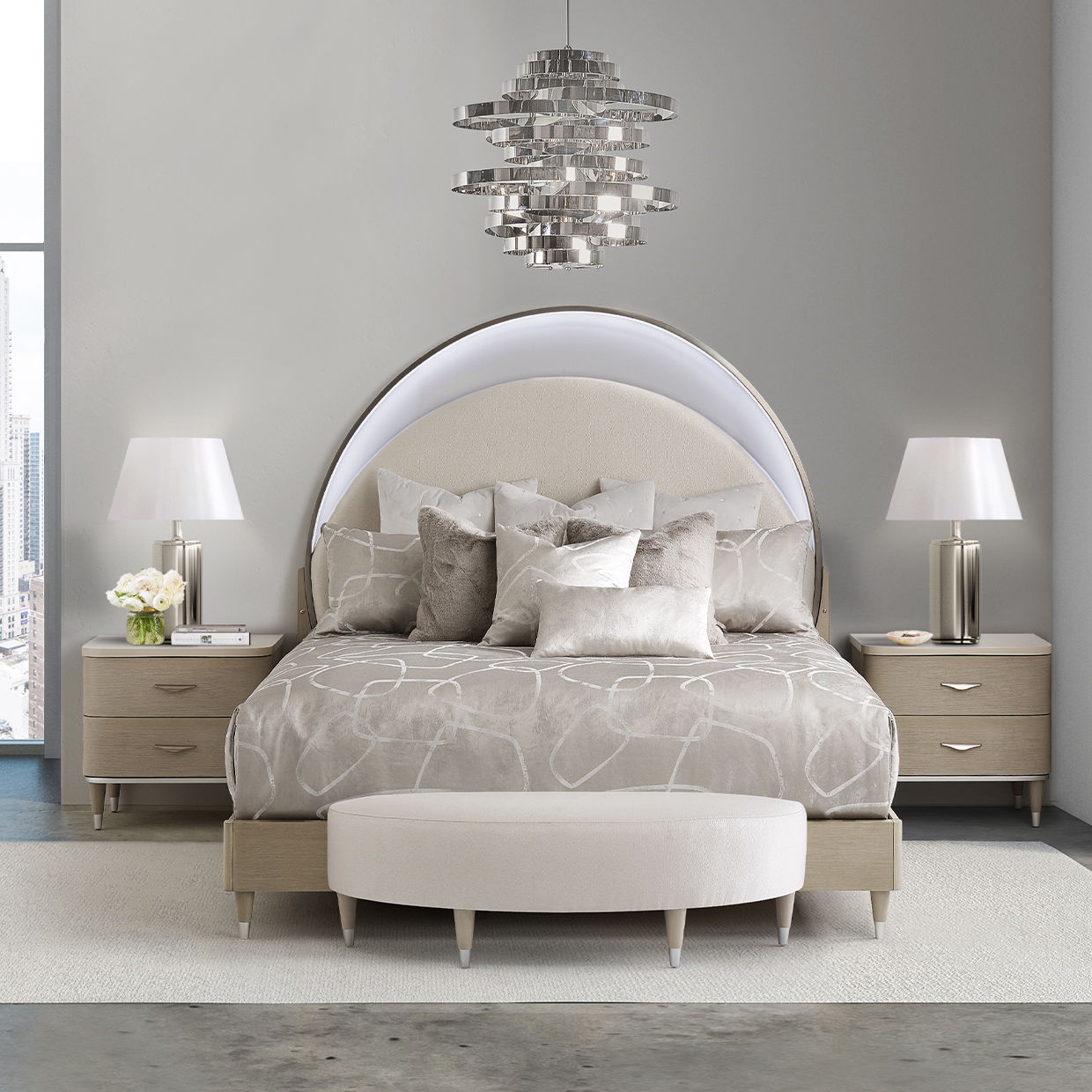 Eclipse - Nightstand - Moonlight