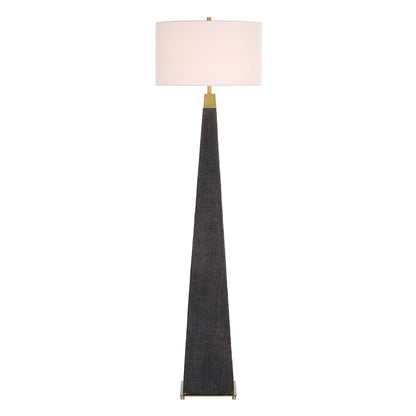 Lathey - Tapered Floor Lamp - Black