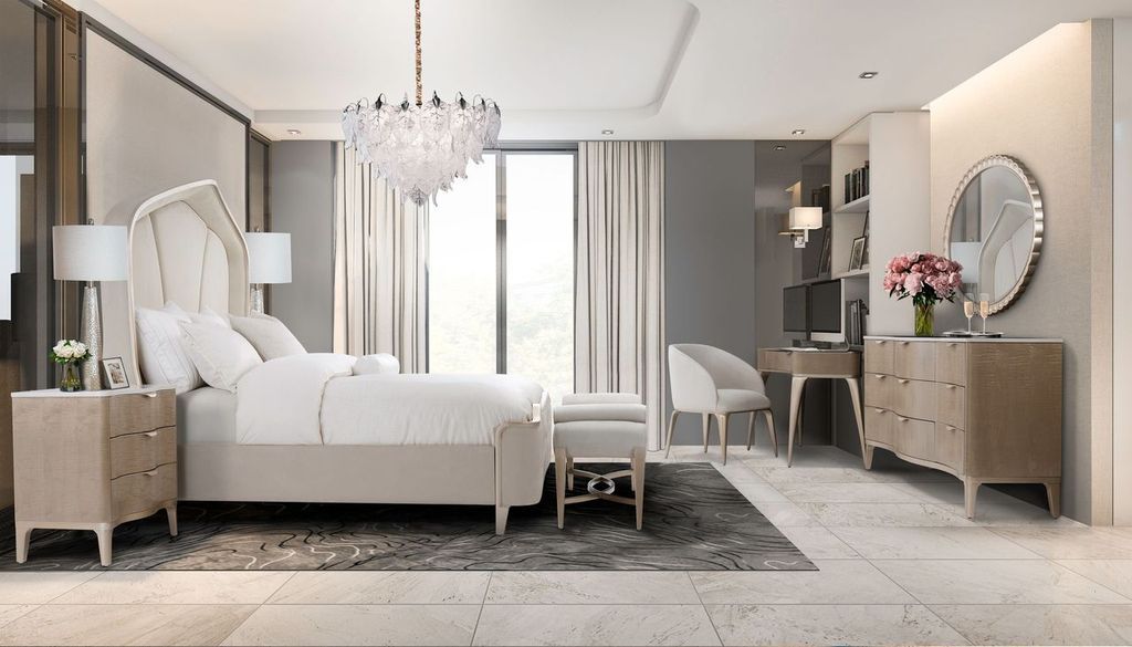 Malibu Crest - Curved Panel Bed