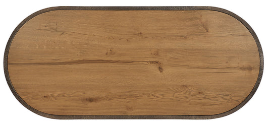 Cashiers - Oval Cocktail Table - Almond