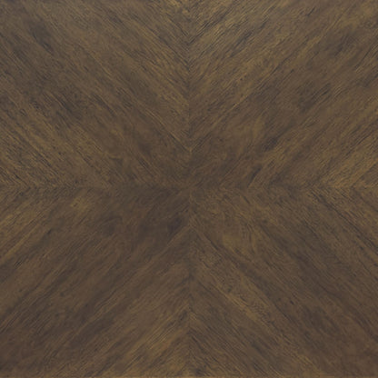 Brooks - 5 Piece Counter Set With Table And 4 Upholstery Seat & Wood Back Chairs - Medium Brown & White