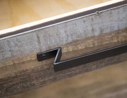 Loft - Chairside Table - Two Tone Gray / Brown