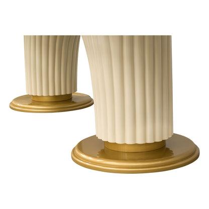 Scotts Square - Oval Dining Table - Light Champagne