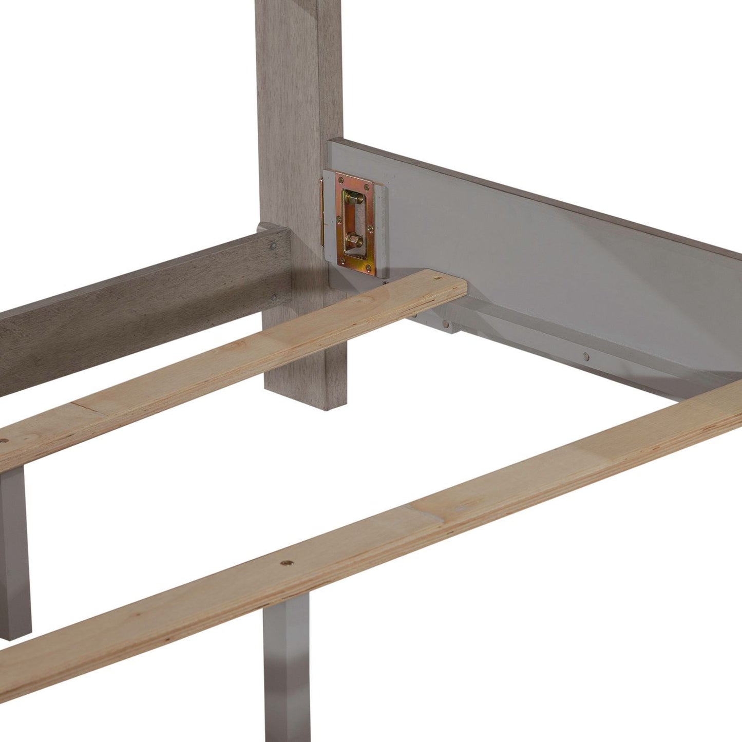 Ivy Hollow - Panel Bed Rails - Weathered Linen / Dusty Taupe