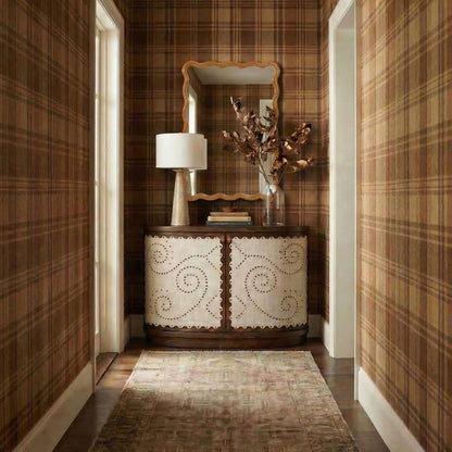 Camellia - Caramel Wall Mirror - Caramel Lacquer