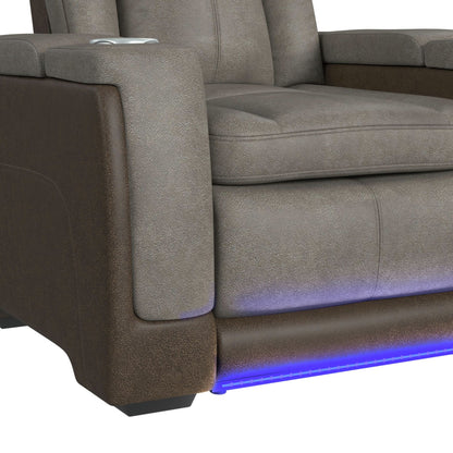 Lantana - Power Motion Recliner With Power Headrest, LED , Wireless Charger And Cup Holder