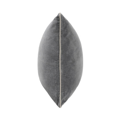 Heirloom Velvet - SLD Pillow - Stone Gray
