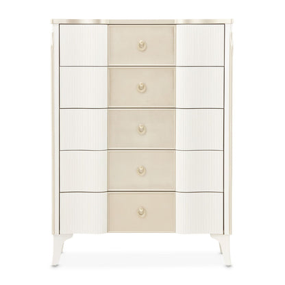 La Marisia - 5-Drawer Chest - Creamy Pearl