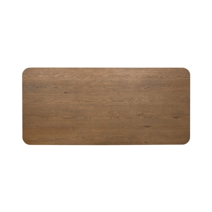 Vander - Oak Wood 84" Dining Table
