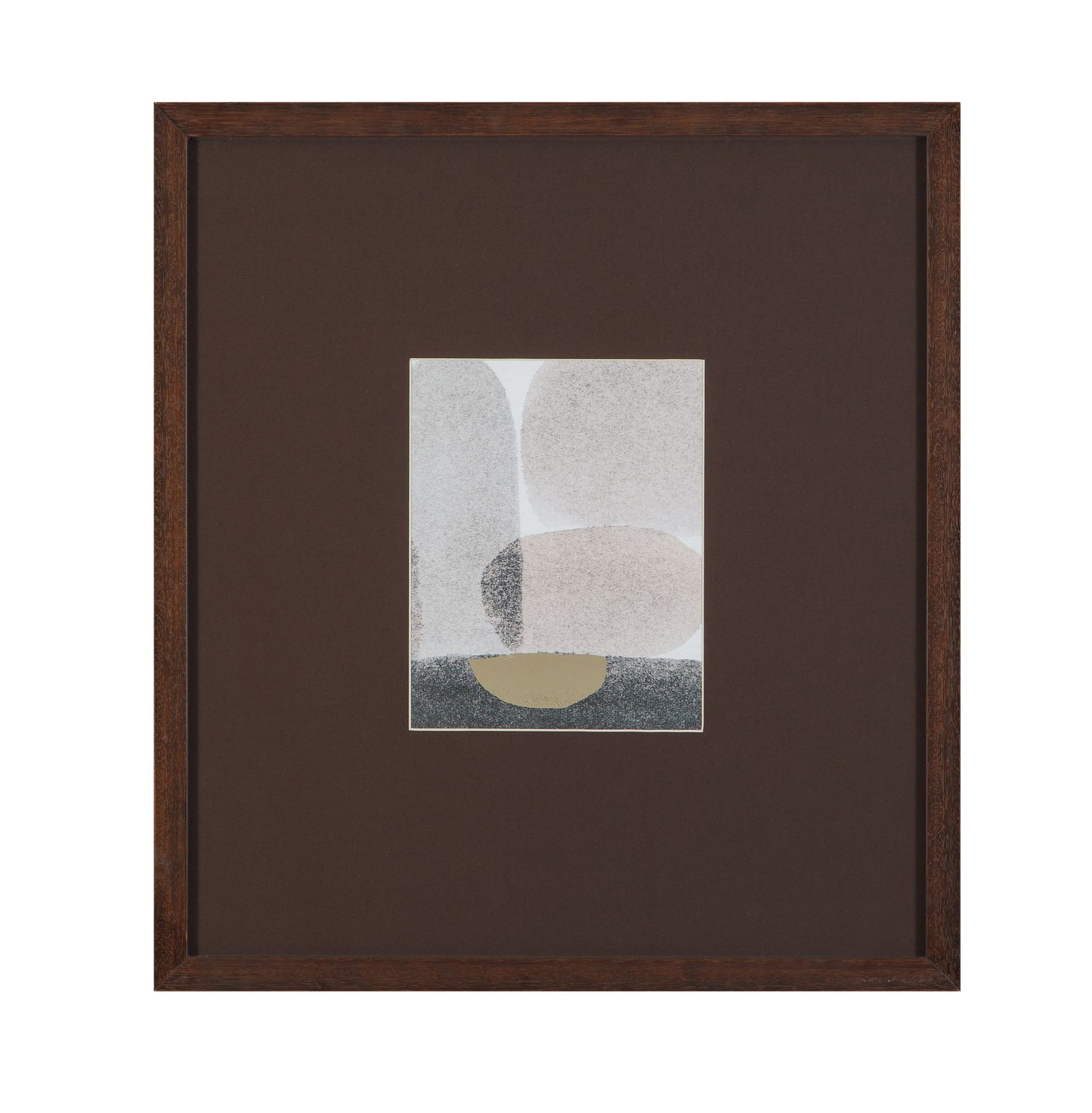 Stone Secrets I Framed Print - Brown