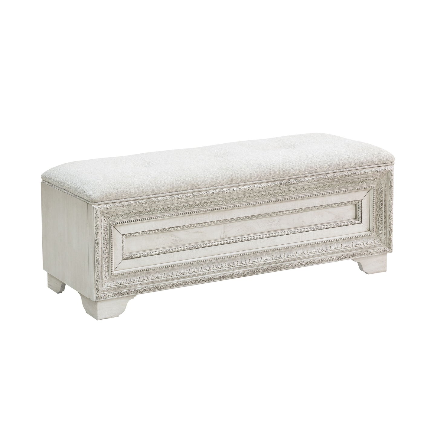 Camila - Storage Bed Bench - Cream