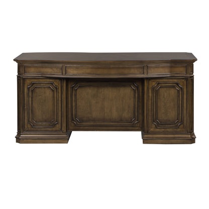 Amelia - Jr Executive Desk Base - Antique Toffee
