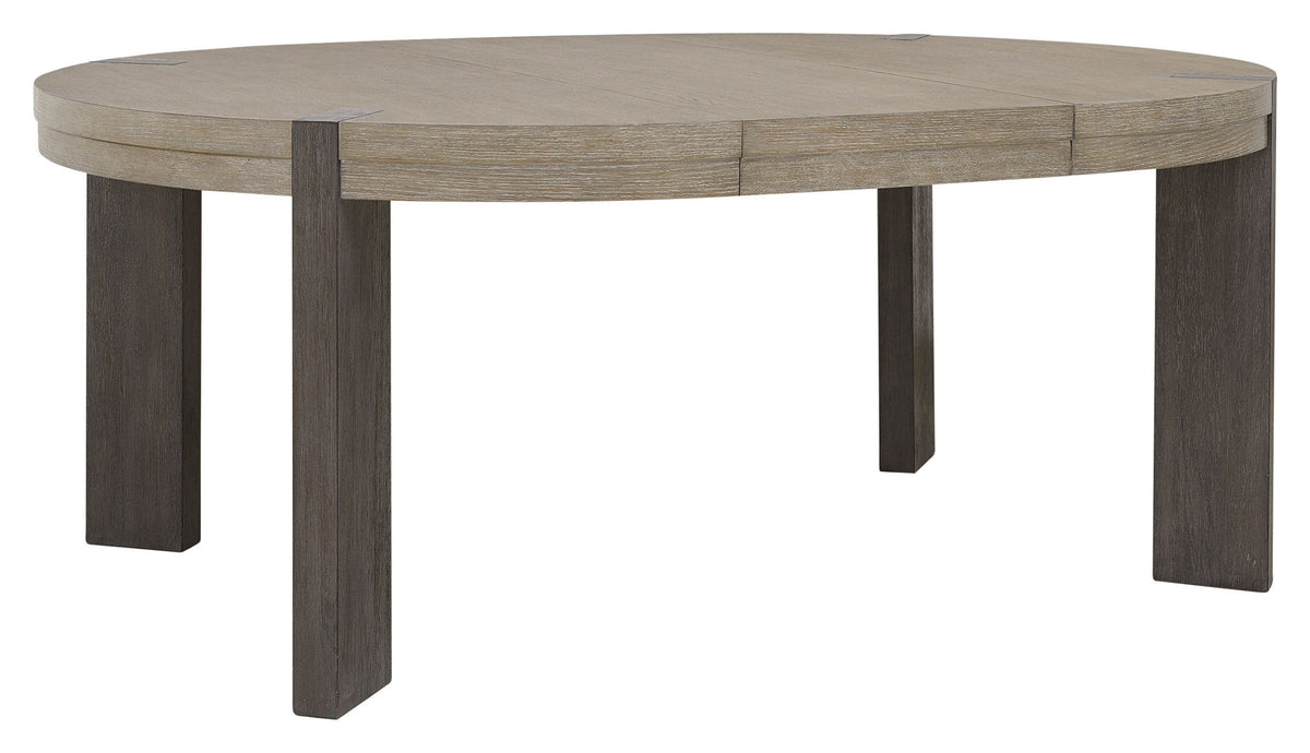 Anderson Park - Round Dining Table - Moose Trail / Frontier Brown