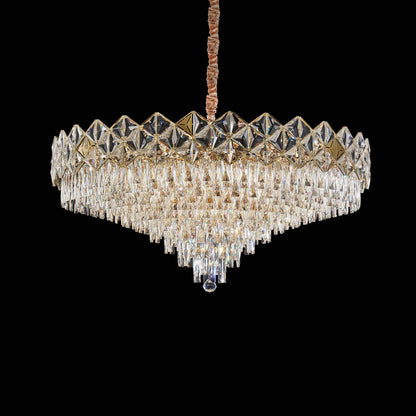 Michael Amini Lighting - Regalia 28-Light Crystal Chandelier - Gold