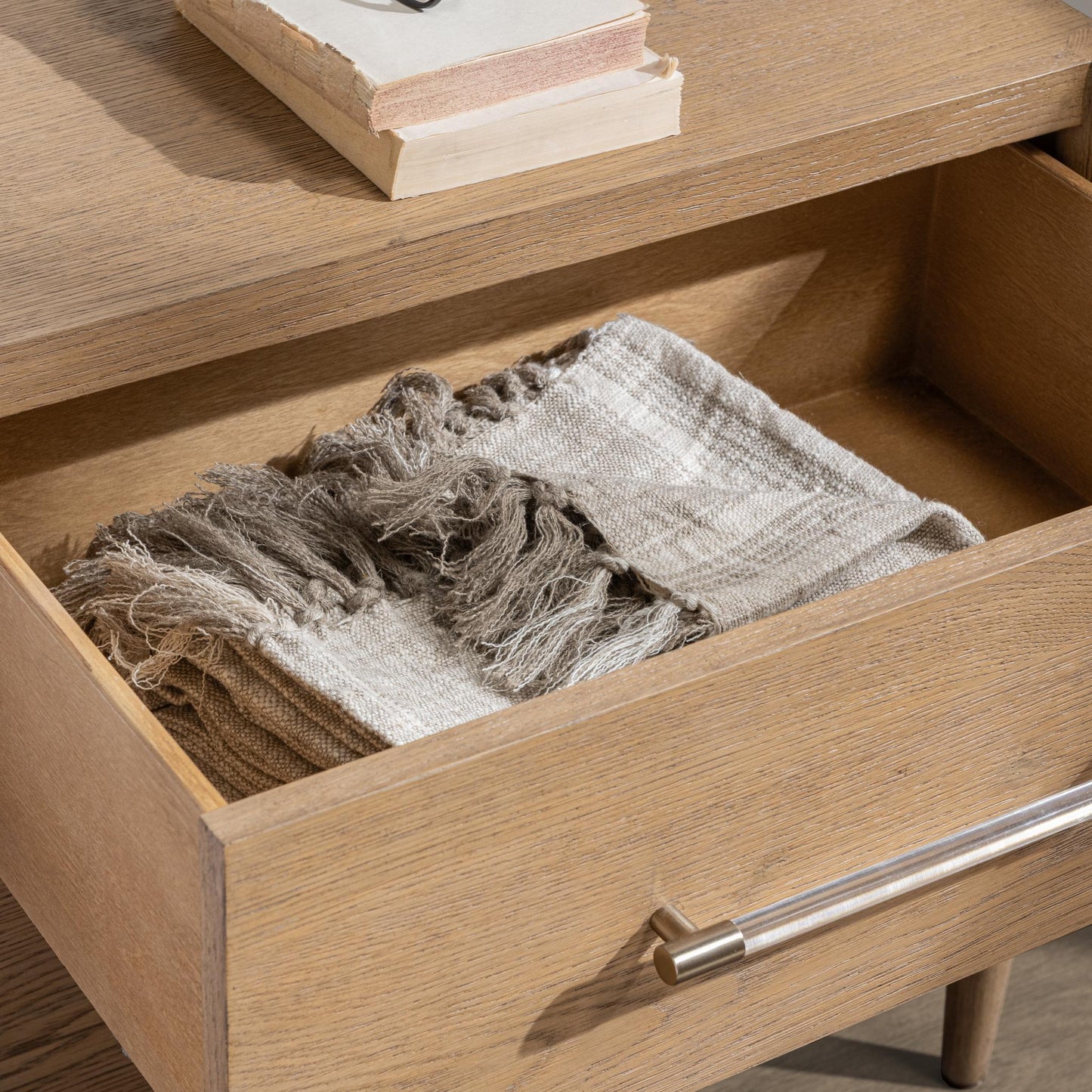 Alisen - 2 Drawer Nightstand - Napa Grove