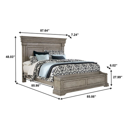 Madison Ridge - Panel Bed With Blanket Chest Footboard