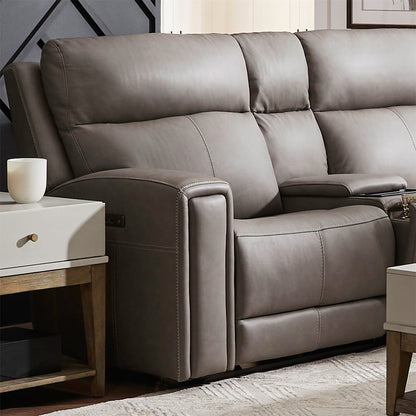 Camden - L Arm Recliner P3 & ZW - Aline Light Gray