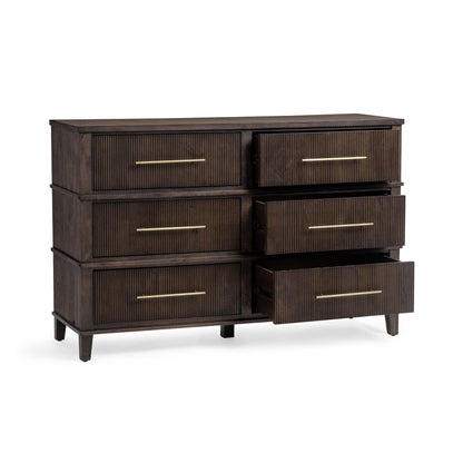 Westlake - 6 Drawers Dresser - Kona Brown