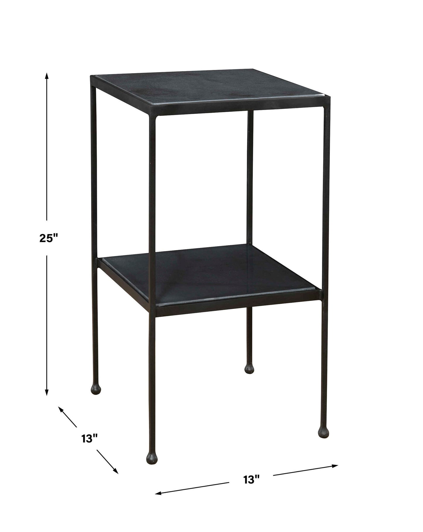 Sherwood - Square Marble Accent Table