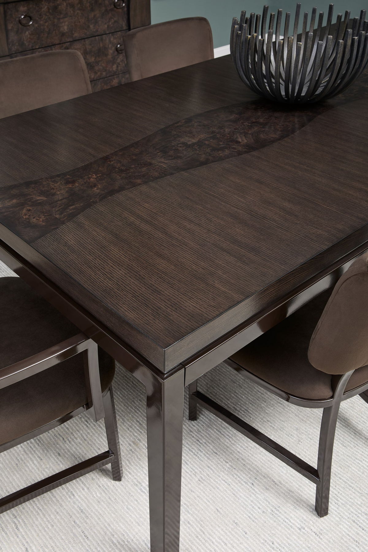 Modern Mosaic - Leg Dining Table - Brown