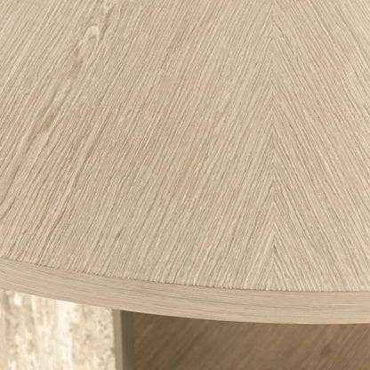 Lotus Bay - 60" Round Dining Table - Sand