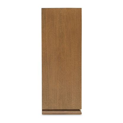 Portrait - 5-Drawer Chest With LED Lights - Sienna Brown