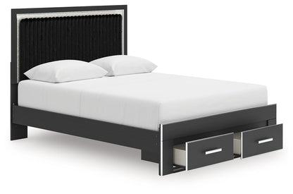 Zuraleus - Upholstered Panel Platform Storage Bedroom Set