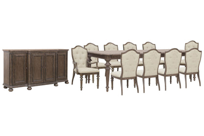 Saddle Creek - Extendable Leg Dining Table Set