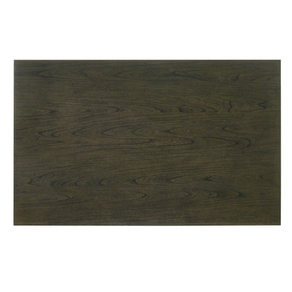 Brook Bay - Gathering Trestle Table Top - Textured White / Carbon Gray