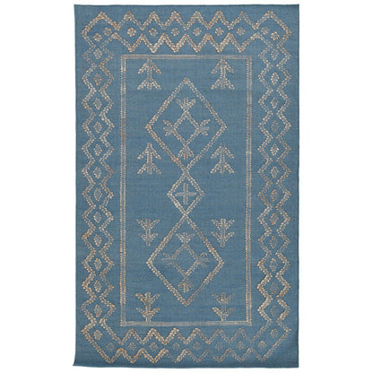 Comporta - 2' x 3' Lagos Rug - Blue / Natural