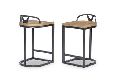 Franklin - Stool - Harvest Oak / Natural White