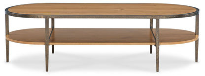 Cashiers - Oval Cocktail Table - Almond