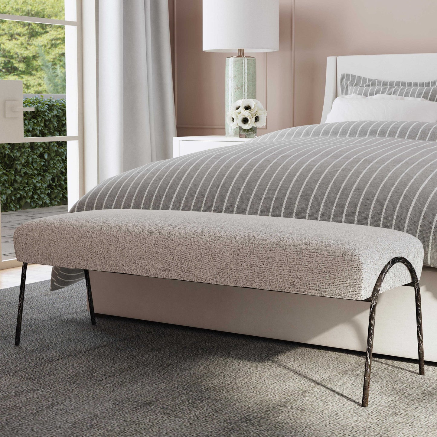 Jacobsen - Modern Bench - Gray