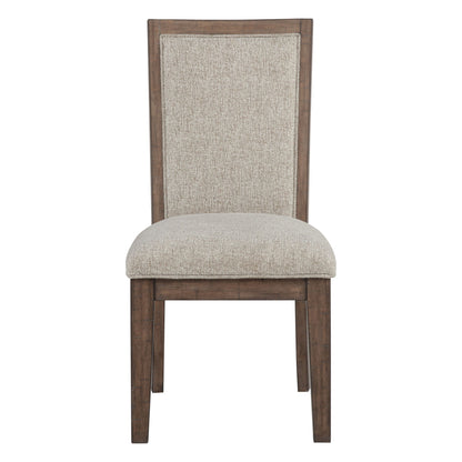 Augusta - Upholstered Side Chair (Set of 2) - Rustic Brown