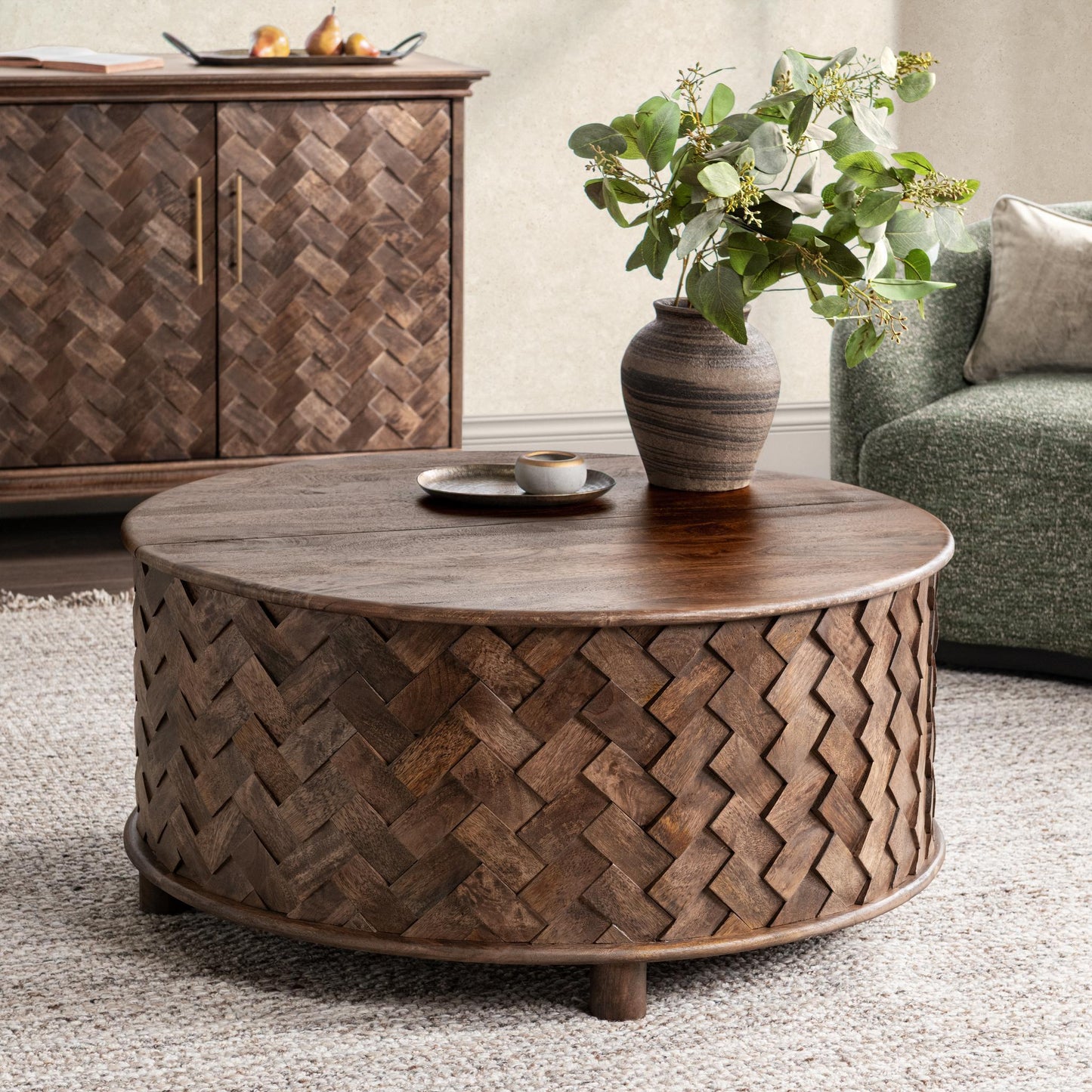 Shira - Mango Wood 24" Round Table