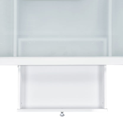 Ariana - Complete Vanity With Lightbulbs - Glossy White