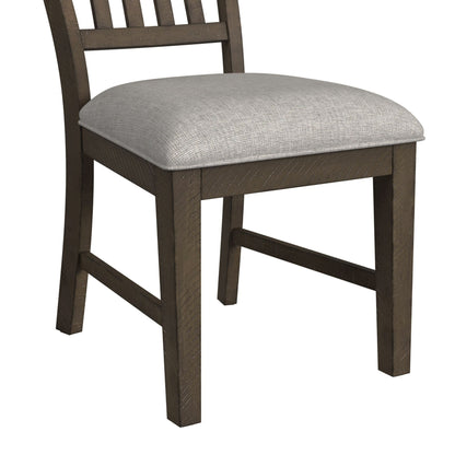 Yellowstone - Dining Side Chair (Set of 2) - Medium Brown / Gray